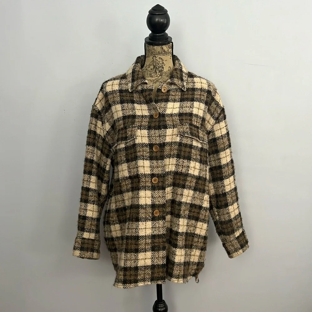 Banana Republic Oversized Italian Boucle